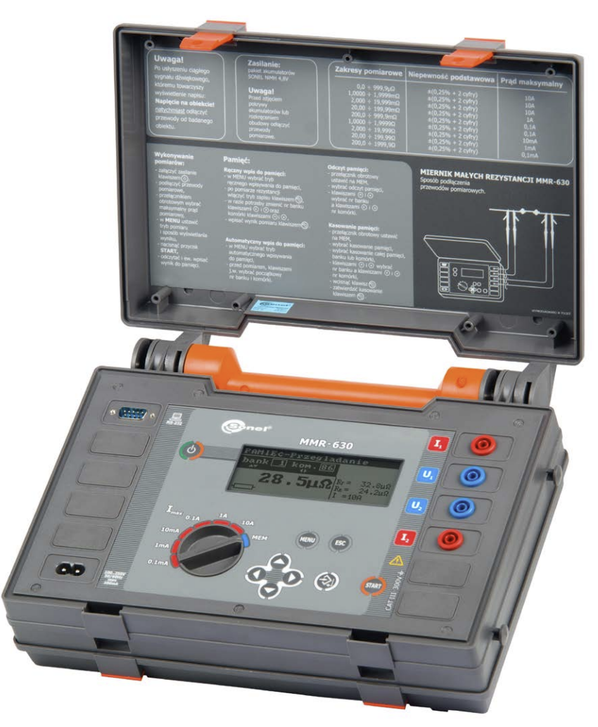 MMR-620 Micróhmetro / Medidor de baja resistencia.